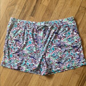 Vera Bradley x Hello Kitty Paisley Print Lounge Shorts